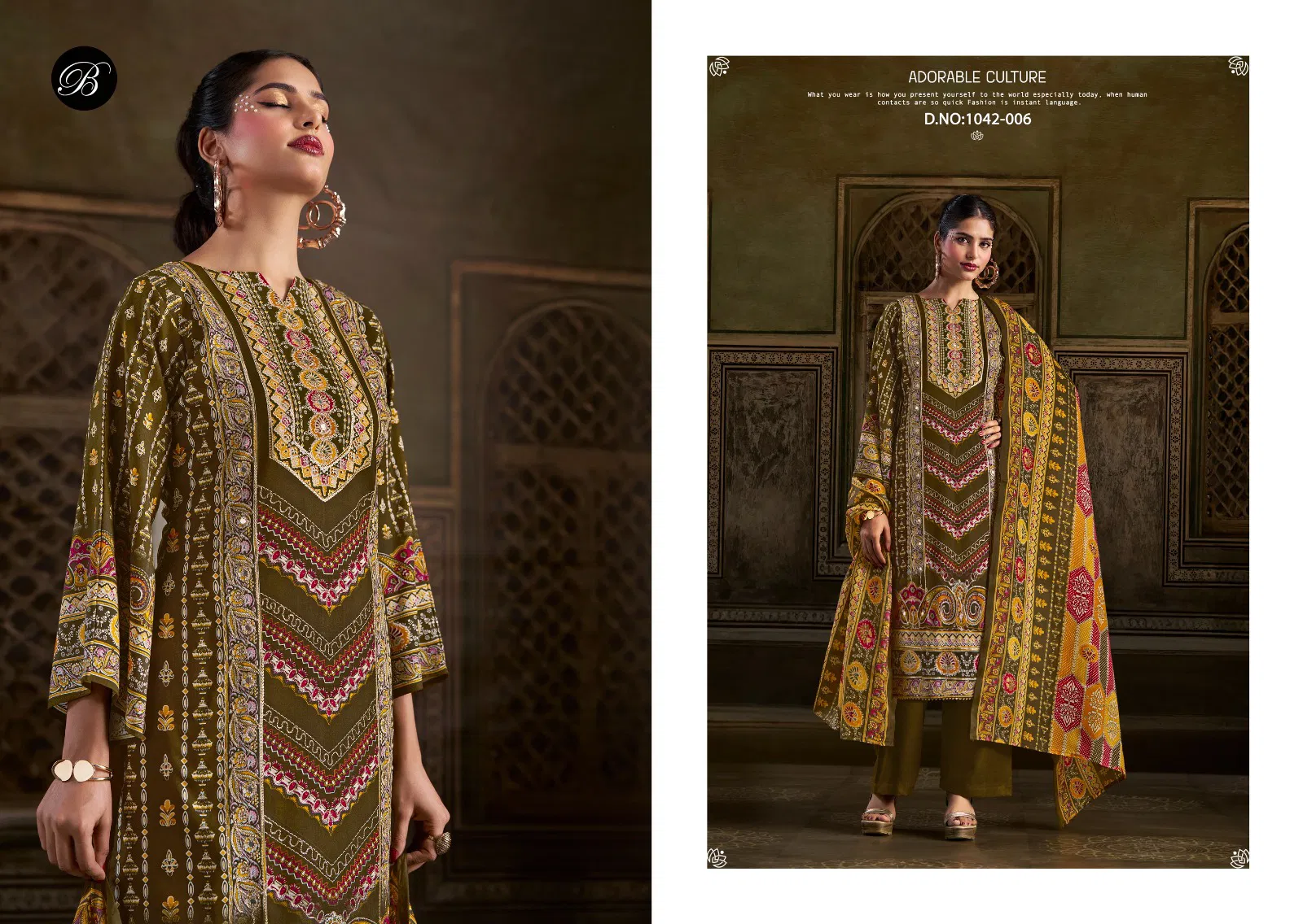 Musafir By Belliza Viscose Rayon Digital Printed Dress Material Suppliers In India